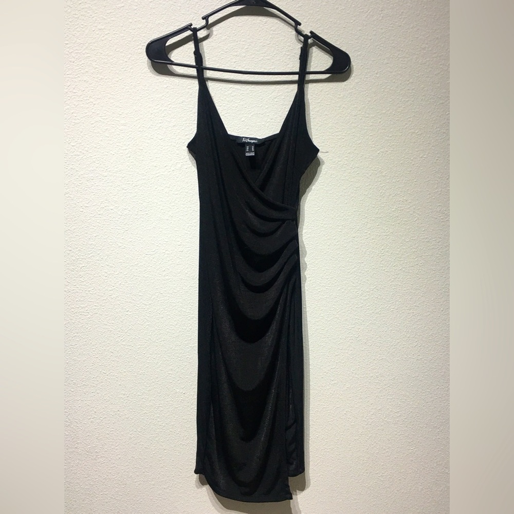 Revamped Black Velvet Dress
